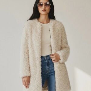 BB Dakota Teddy Bear Furry Coat - Chic Cozy Outerwear